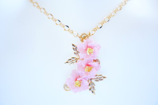 画像3: しだれ桜の三日月ネックレス　レッスン用キット (3)